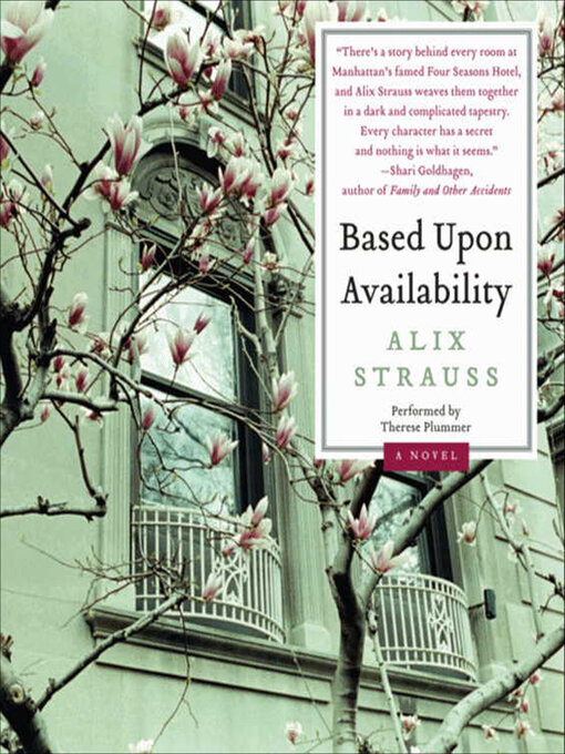 Title details for Based Upon Availability by Alix Strauss - Available